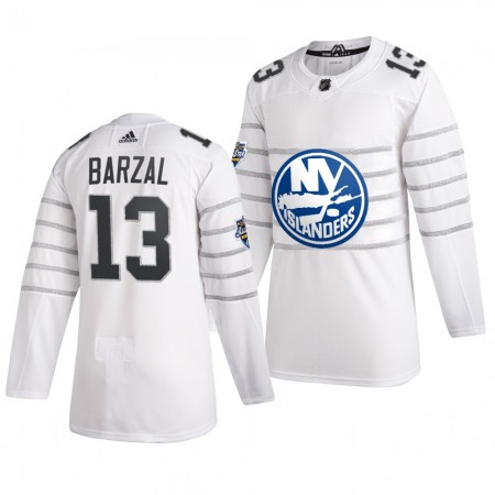 New York Islanders Mathew Barzal 13 Wit Adidas 2020 NHL All-Star Authentic Shirt - Mannen
